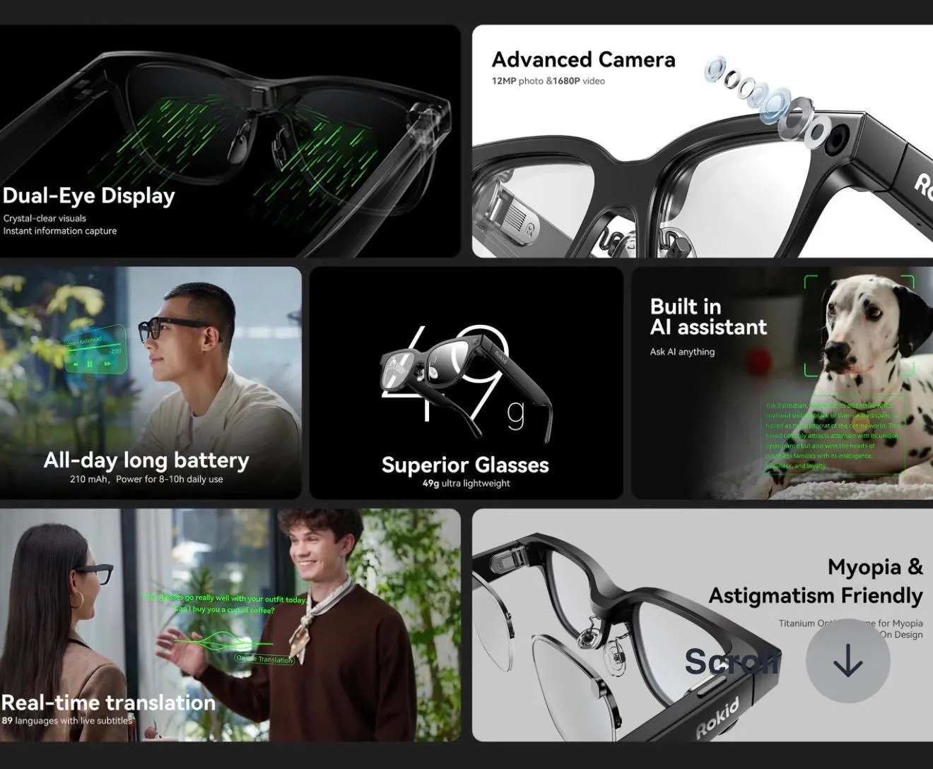 Rokid Glasses Modelo RV101
